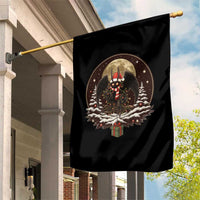 Mothman In Christmas Night Garden Flag Funny Cryptid Gift - Wonder Print Shop