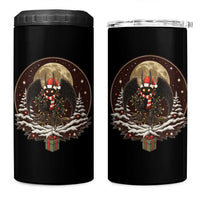 Mothman In Christmas Night 4 in 1 Can Cooler Tumbler Funny Cryptid Gift