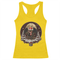 Mothman In Christmas Night Racerback Tank Top Funny Cryptid Gift - Wonder Print Shop