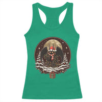 Mothman In Christmas Night Racerback Tank Top Funny Cryptid Gift - Wonder Print Shop