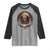 Mothman In Christmas Night Raglan Shirt Funny Cryptid Gift - Wonder Print Shop