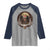 Mothman In Christmas Night Raglan Shirt Funny Cryptid Gift - Wonder Print Shop