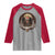 Mothman In Christmas Night Raglan Shirt Funny Cryptid Gift - Wonder Print Shop