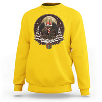 Mothman In Christmas Night Sweatshirt Funny Cryptid Gift - Wonder Print Shop