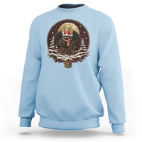 Mothman In Christmas Night Sweatshirt Funny Cryptid Gift - Wonder Print Shop