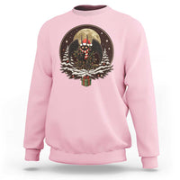 Mothman In Christmas Night Sweatshirt Funny Cryptid Gift - Wonder Print Shop