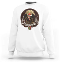 Mothman In Christmas Night Sweatshirt Funny Cryptid Gift - Wonder Print Shop