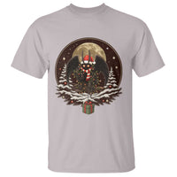 Mothman In Christmas Night T Shirt Funny Cryptid Gift - Wonder Print Shop