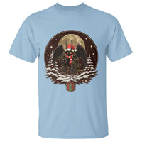 Mothman In Christmas Night T Shirt Funny Cryptid Gift - Wonder Print Shop