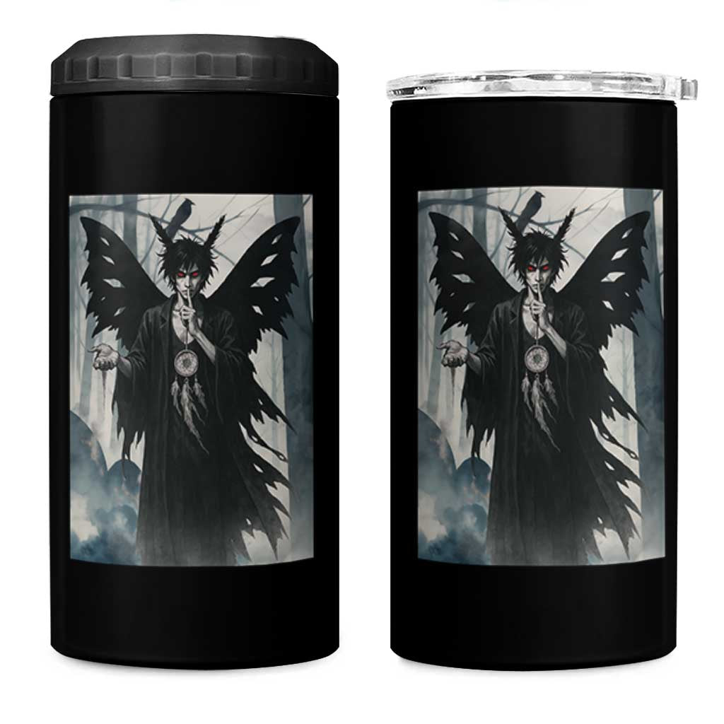 Mothman Sandman 4 in 1 Can Cooler Tumbler Gothic Horror Fan Gift