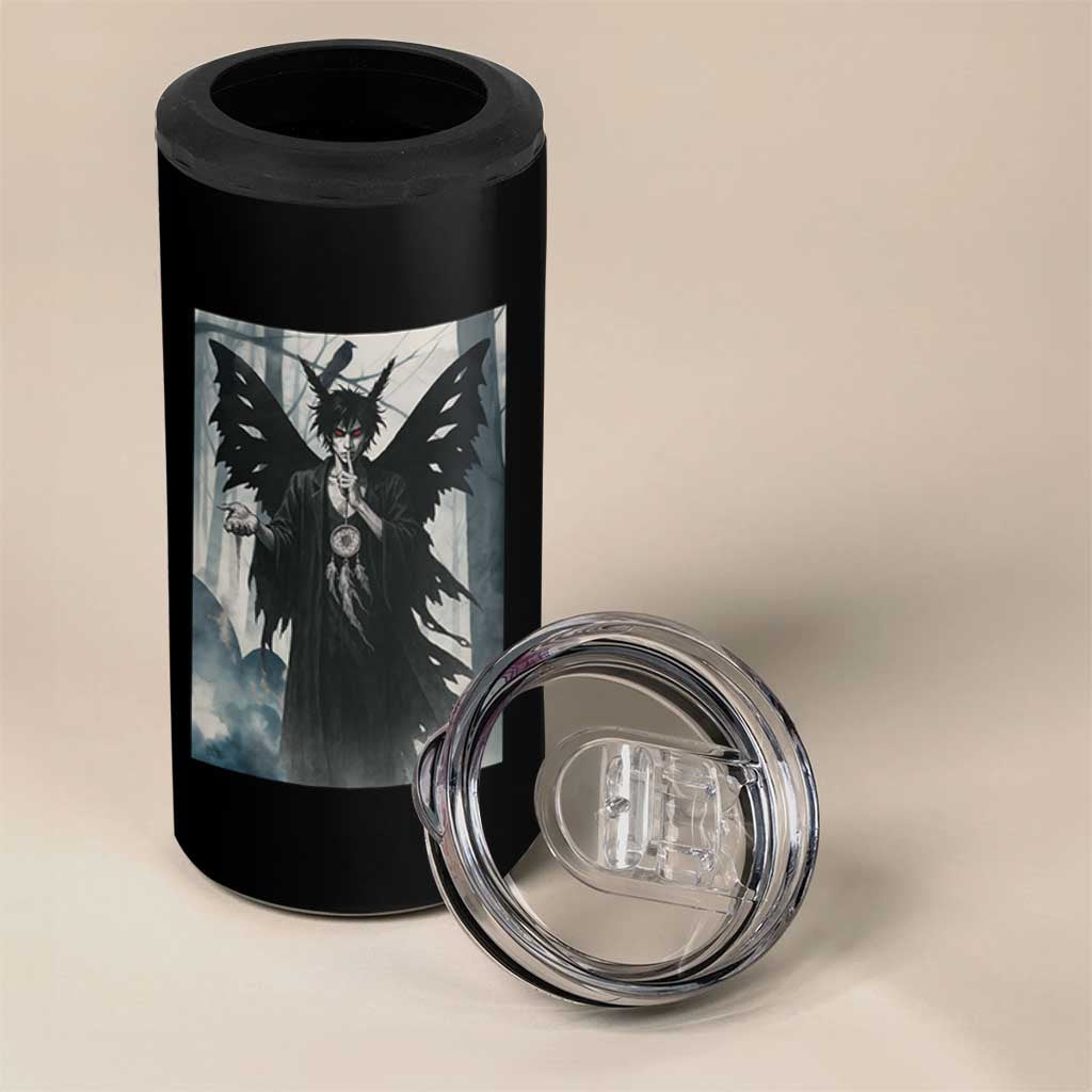 Mothman Sandman 4 in 1 Can Cooler Tumbler Gothic Horror Fan Gift