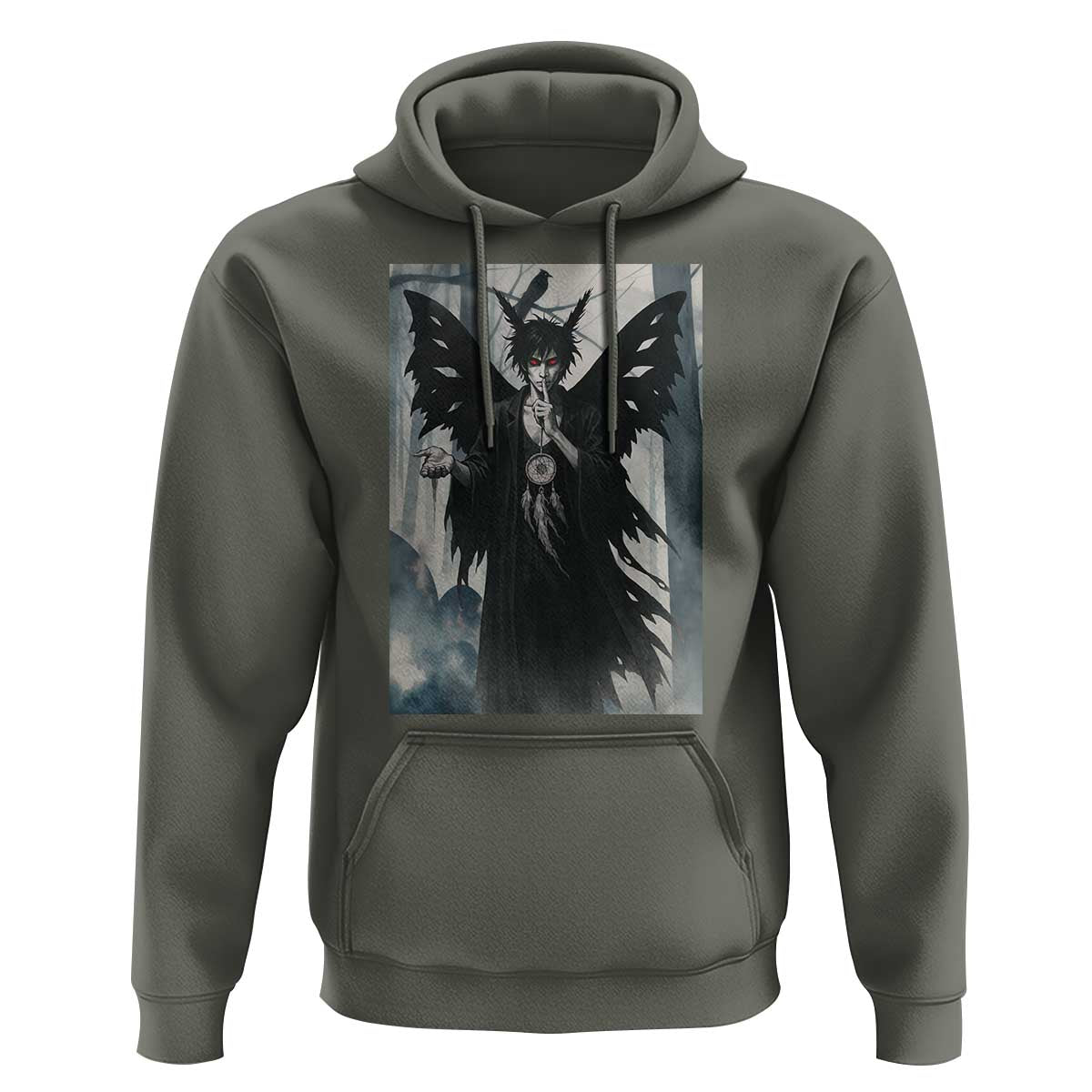 Mothman Sandman Hoodie Gothic Horror Fan Gift - Wonder Print Shop