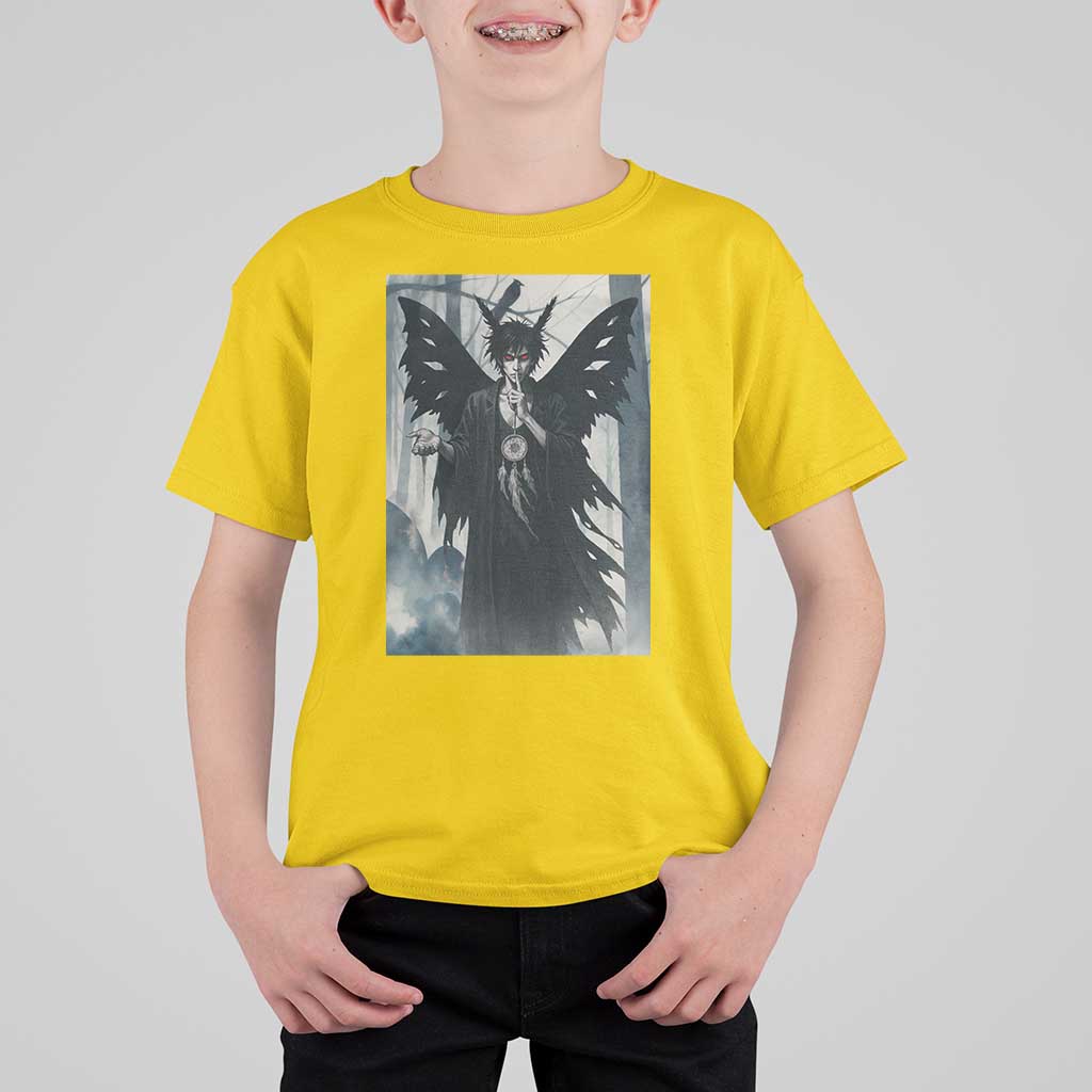 Mothman Sandman T Shirt For Kid Gothic Horror Fan Gift - Wonder Print Shop