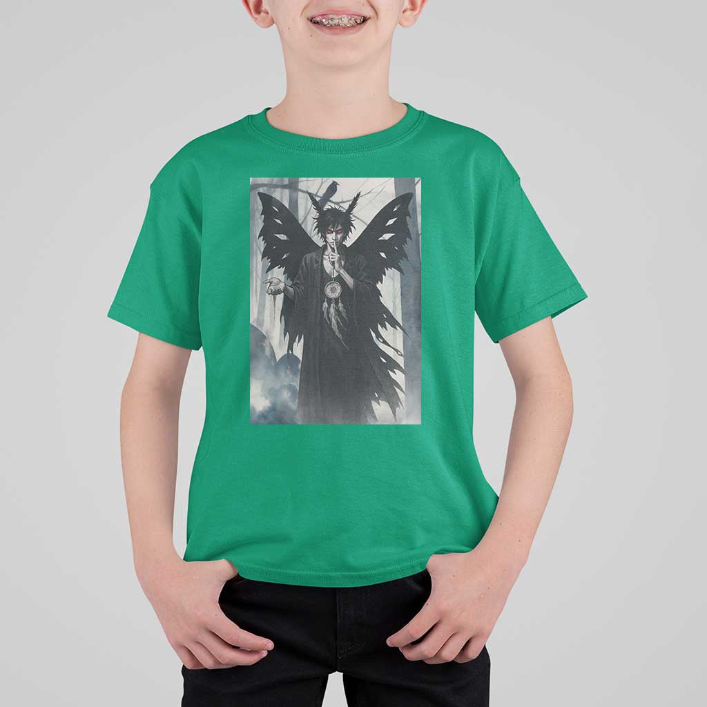 Mothman Sandman T Shirt For Kid Gothic Horror Fan Gift - Wonder Print Shop