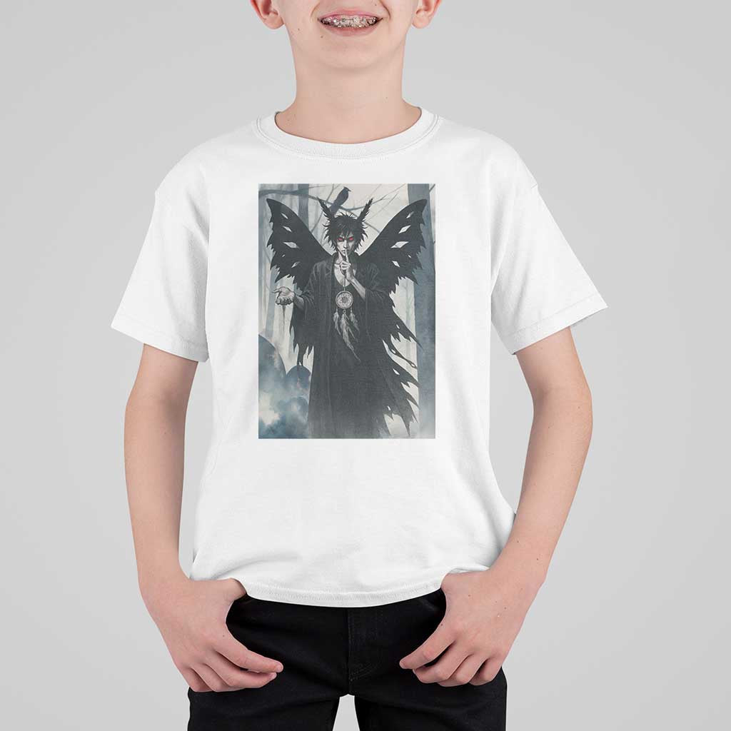 Mothman Sandman T Shirt For Kid Gothic Horror Fan Gift - Wonder Print Shop