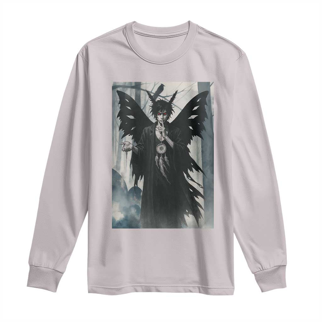 Mothman Sandman Long Sleeve Shirt Gothic Horror Fan Gift - Wonder Print Shop