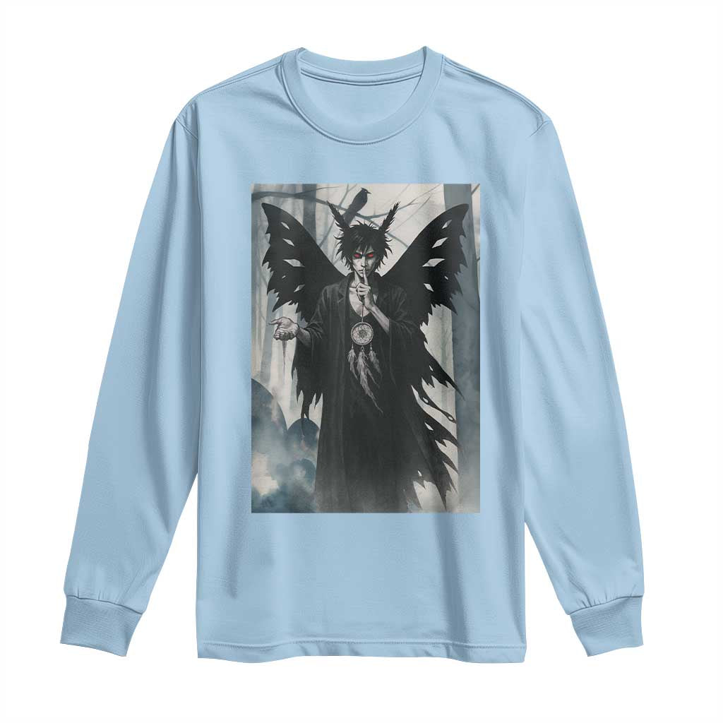 Mothman Sandman Long Sleeve Shirt Gothic Horror Fan Gift - Wonder Print Shop