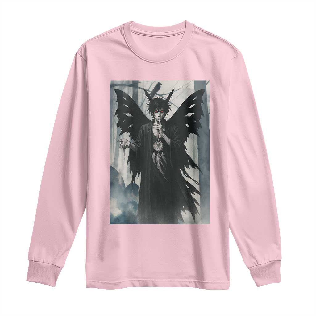 Mothman Sandman Long Sleeve Shirt Gothic Horror Fan Gift - Wonder Print Shop