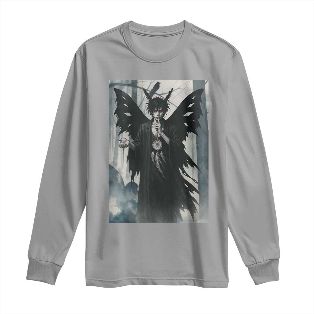 Mothman Sandman Long Sleeve Shirt Gothic Horror Fan Gift - Wonder Print Shop
