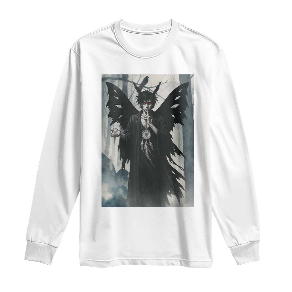 Mothman Sandman Long Sleeve Shirt Gothic Horror Fan Gift - Wonder Print Shop