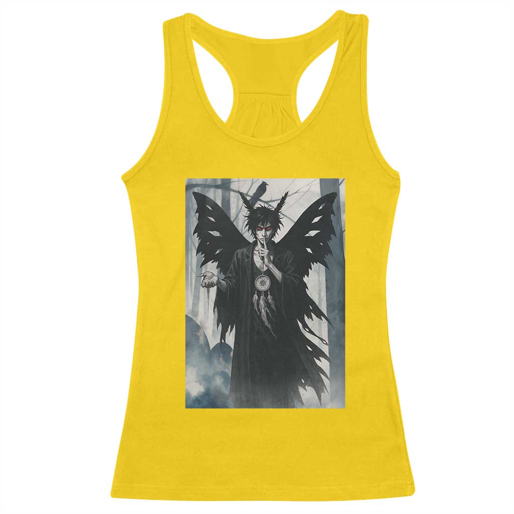 Mothman Sandman Racerback Tank Top Gothic Horror Fan Gift - Wonder Print Shop