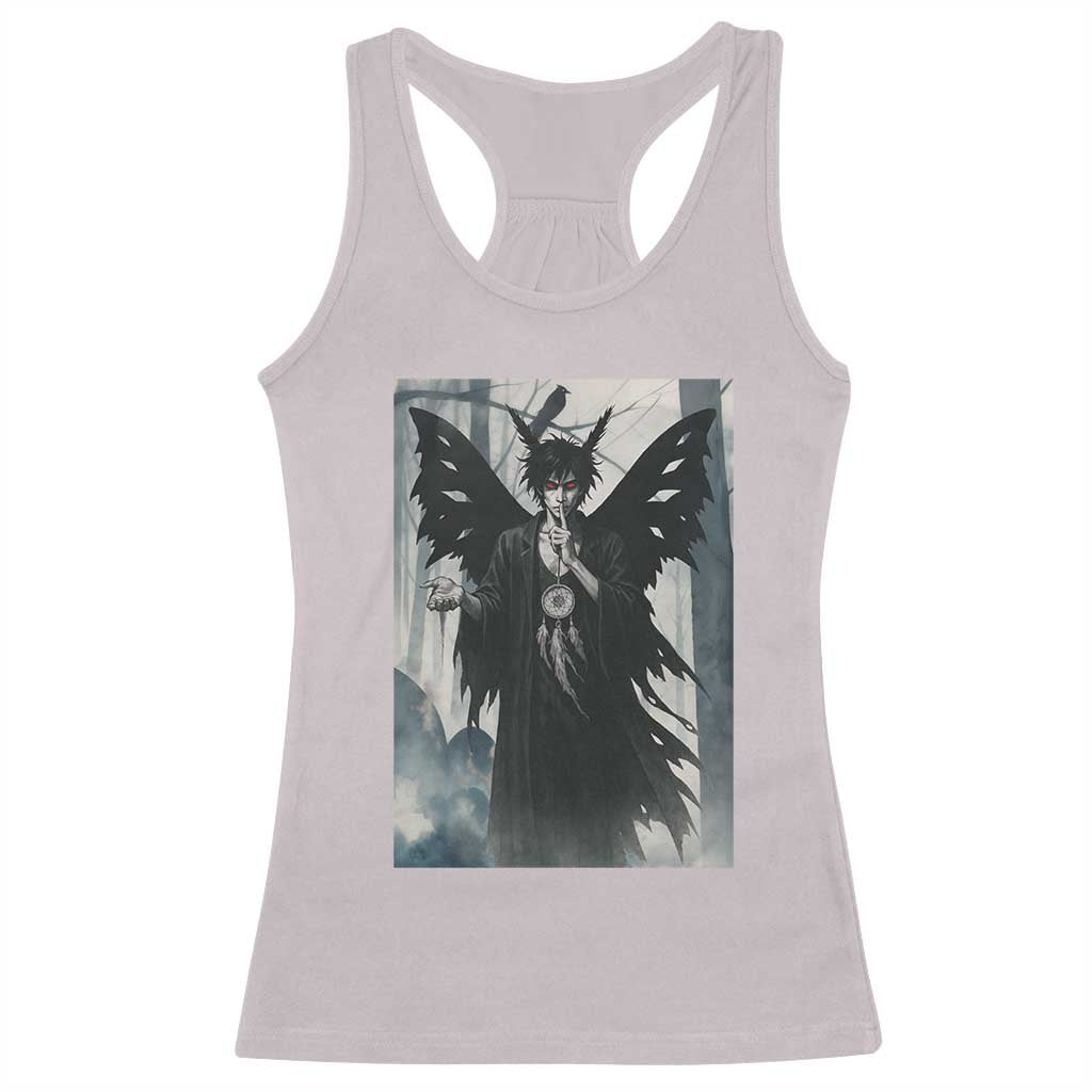 Mothman Sandman Racerback Tank Top Gothic Horror Fan Gift - Wonder Print Shop