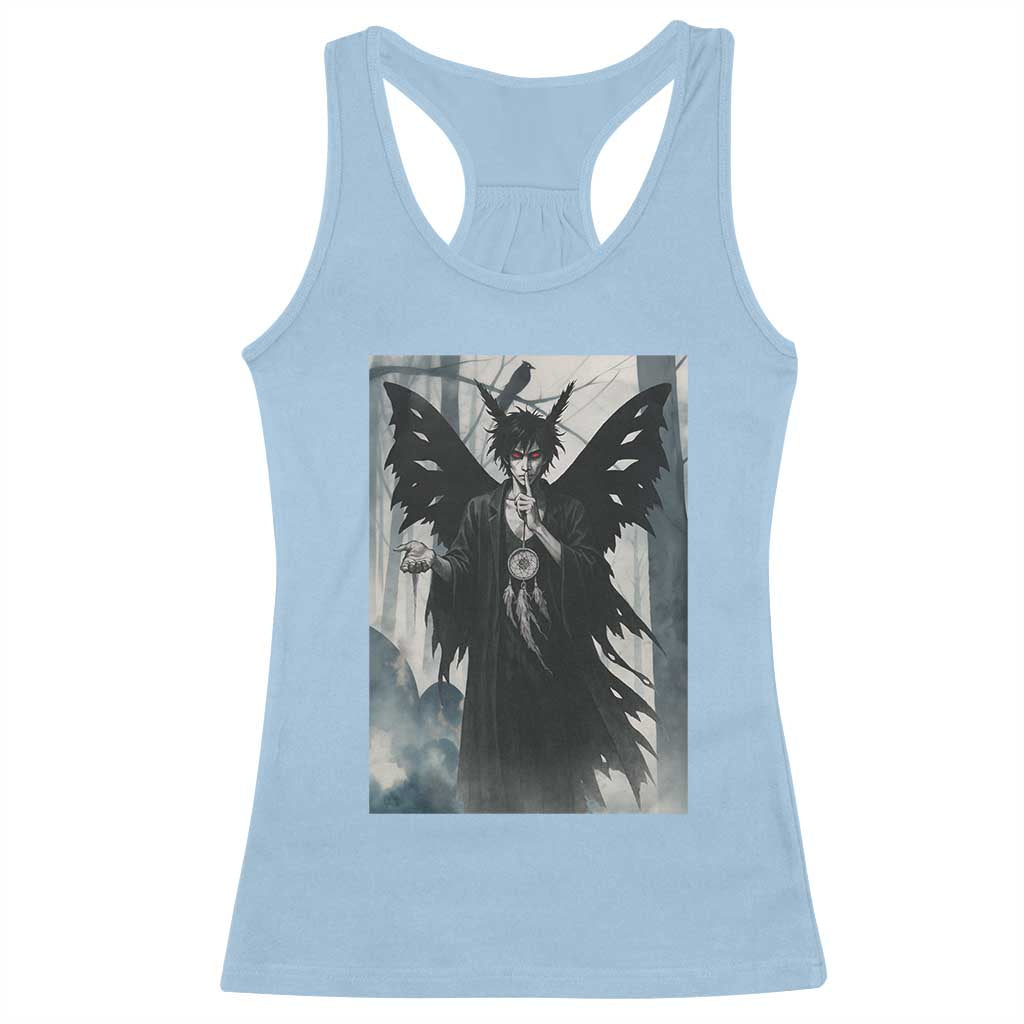 Mothman Sandman Racerback Tank Top Gothic Horror Fan Gift - Wonder Print Shop
