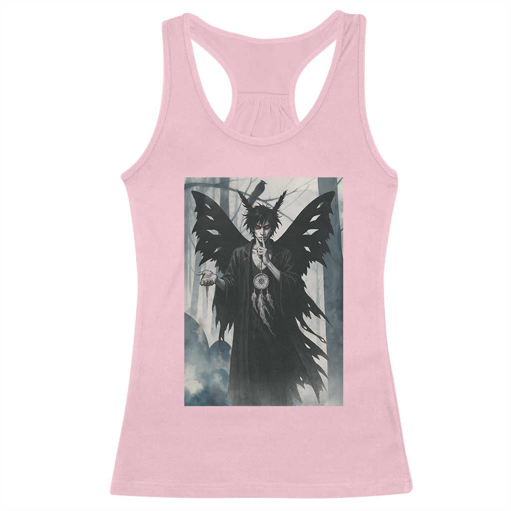 Mothman Sandman Racerback Tank Top Gothic Horror Fan Gift - Wonder Print Shop