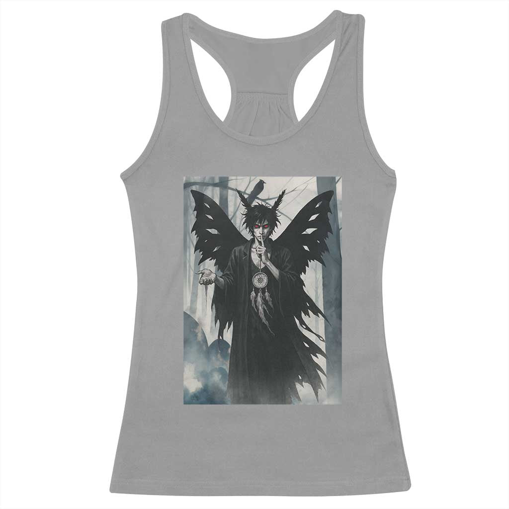 Mothman Sandman Racerback Tank Top Gothic Horror Fan Gift - Wonder Print Shop