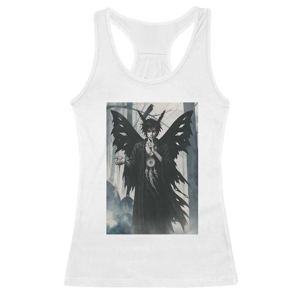 Mothman Sandman Racerback Tank Top Gothic Horror Fan Gift - Wonder Print Shop