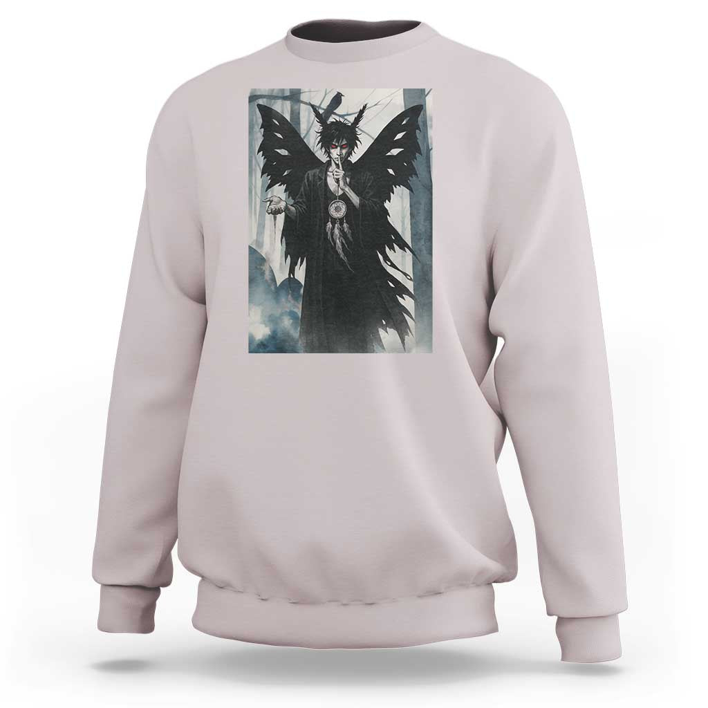 Mothman Sandman Sweatshirt Gothic Horror Fan Gift - Wonder Print Shop