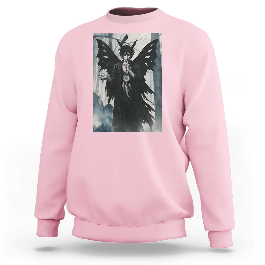 Mothman Sandman Sweatshirt Gothic Horror Fan Gift - Wonder Print Shop