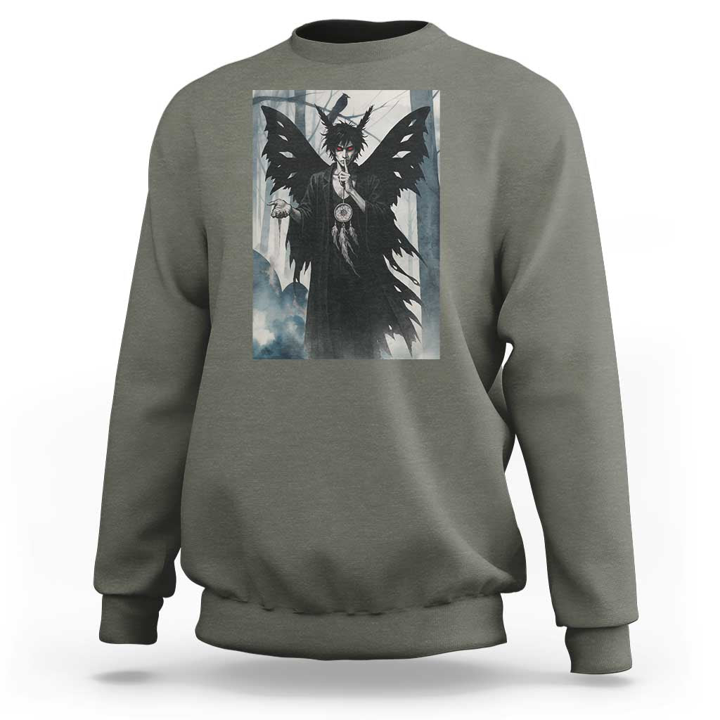 Mothman Sandman Sweatshirt Gothic Horror Fan Gift - Wonder Print Shop