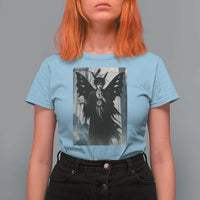 Mothman Sandman T Shirt For Women Gothic Horror Fan Gift - Wonder Print Shop