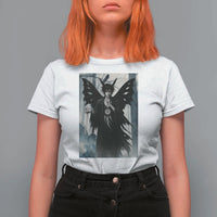 Mothman Sandman T Shirt For Women Gothic Horror Fan Gift - Wonder Print Shop