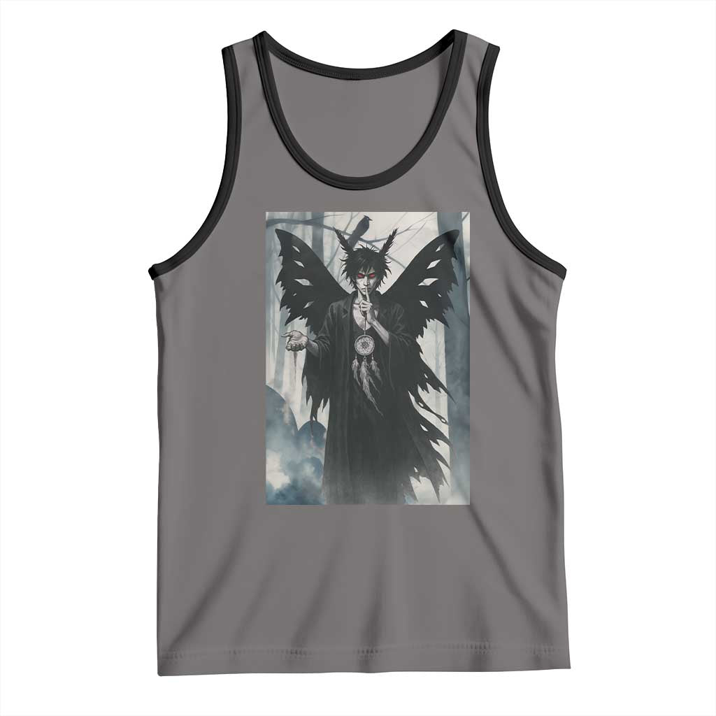 Mothman Sandman Tank Top Gothic Horror Fan Gift - Wonder Print Shop
