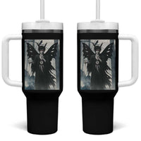 Mothman Sandman Tumbler With Handle Gothic Horror Fan Gift