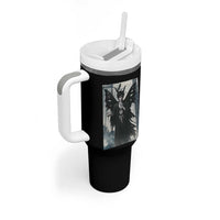 Mothman Sandman Tumbler With Handle Gothic Horror Fan Gift