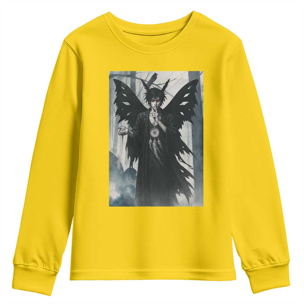 Mothman Sandman Youth Sweatshirt Gothic Horror Fan Gift - Wonder Print Shop