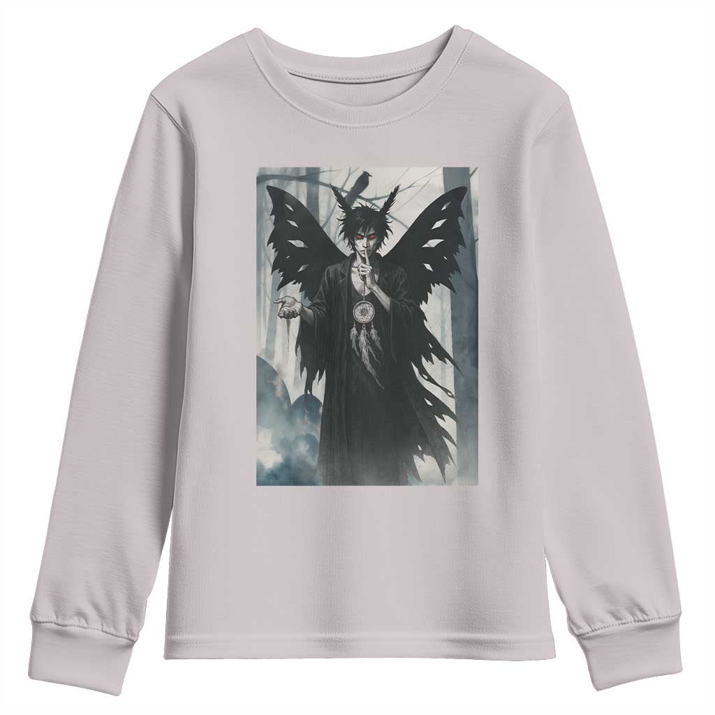 Mothman Sandman Youth Sweatshirt Gothic Horror Fan Gift - Wonder Print Shop