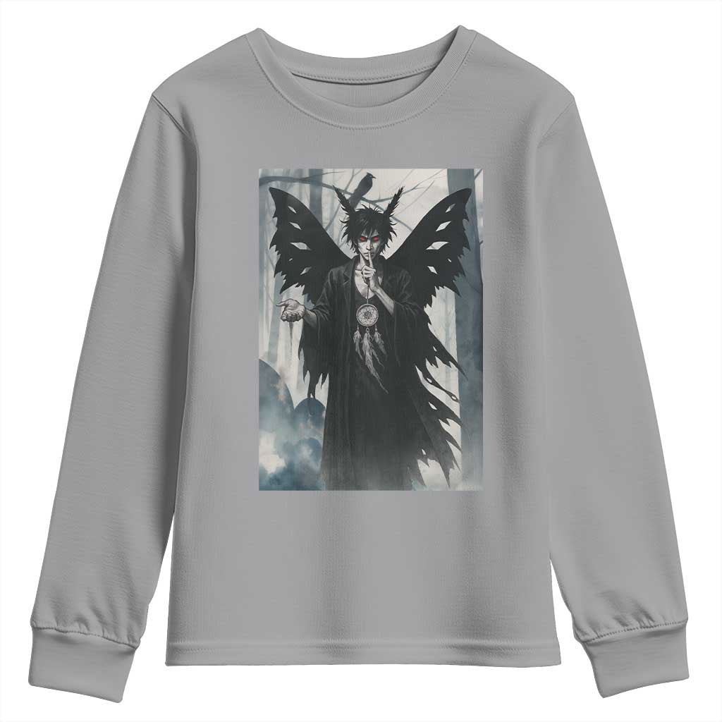 Mothman Sandman Youth Sweatshirt Gothic Horror Fan Gift - Wonder Print Shop