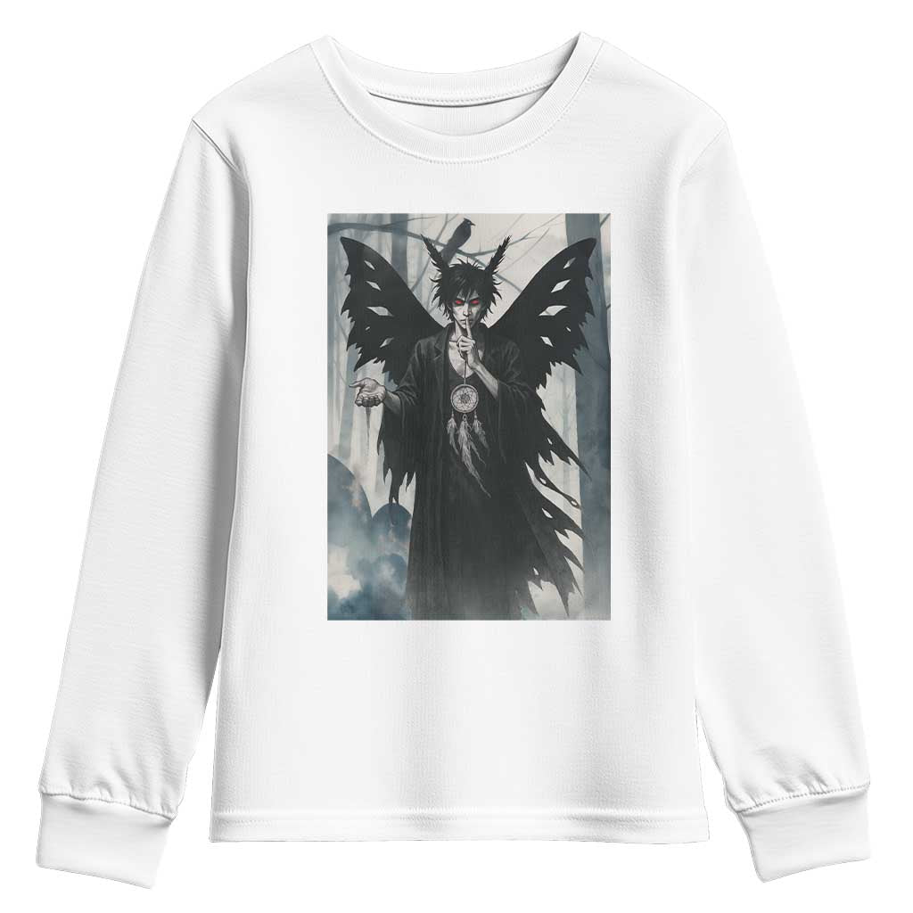 Mothman Sandman Youth Sweatshirt Gothic Horror Fan Gift - Wonder Print Shop