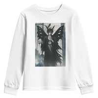 Mothman Sandman Youth Sweatshirt Gothic Horror Fan Gift - Wonder Print Shop
