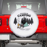 Mothman Spare Tire Cover Id Rather Be Camping Funny Cryptid Gift - Wonder Print Shop