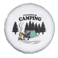 Mothman Spare Tire Cover Id Rather Be Camping Funny Cryptid Gift - Wonder Print Shop