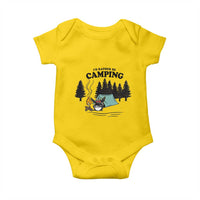 Mothman Baby Onesie Id Rather Be Camping Funny Cryptid Gift - Wonder Print Shop