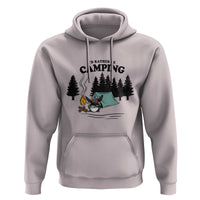 Mothman Hoodie Id Rather Be Camping Funny Cryptid Gift - Wonder Print Shop