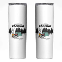 Mothman Skinny Tumbler Id Rather Be Camping Funny Cryptid Gift