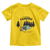 Mothman Toddler T Shirt Id Rather Be Camping Funny Cryptid Gift - Wonder Print Shop