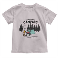 Mothman Toddler T Shirt Id Rather Be Camping Funny Cryptid Gift - Wonder Print Shop